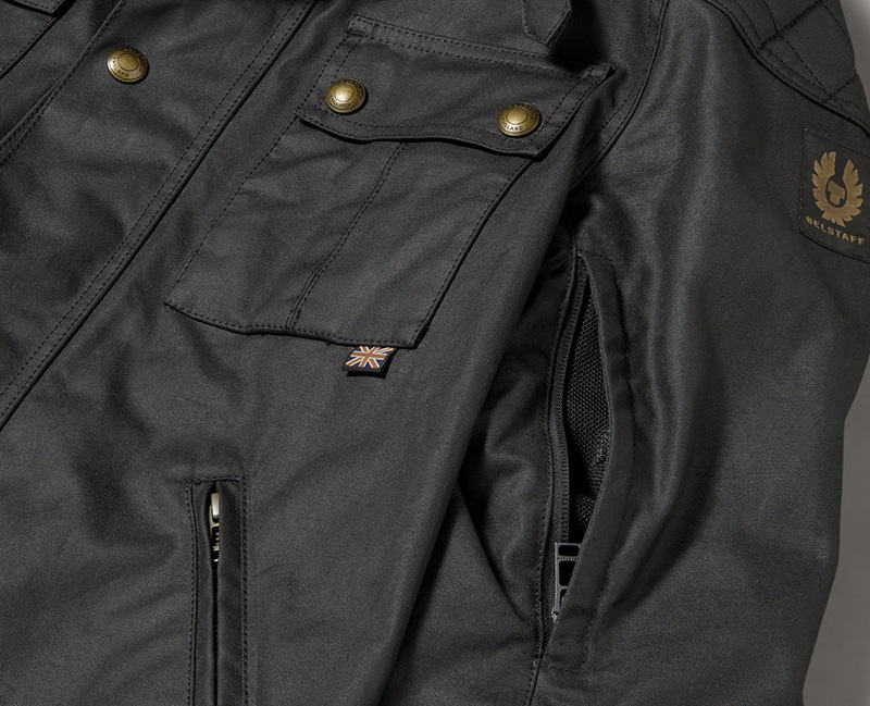 Belstaff Brooklands jacket detailing 3